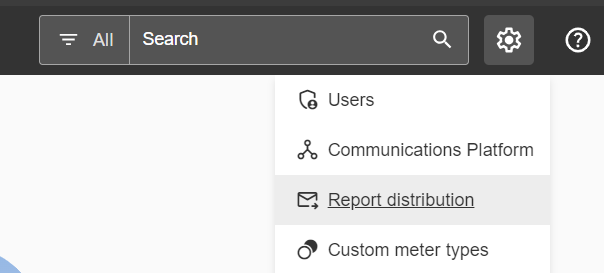 Creating and configuration of automatic email reports – Customer Support