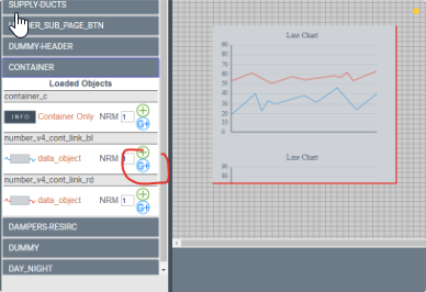Parameter linking side panel