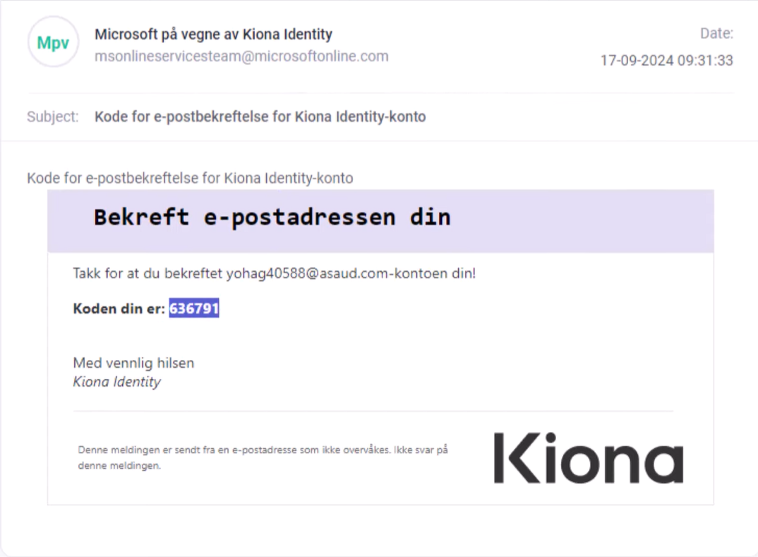Bestätigungscode