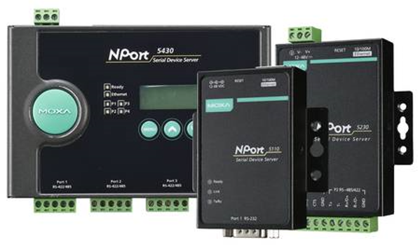 NPort Administrator ouvert